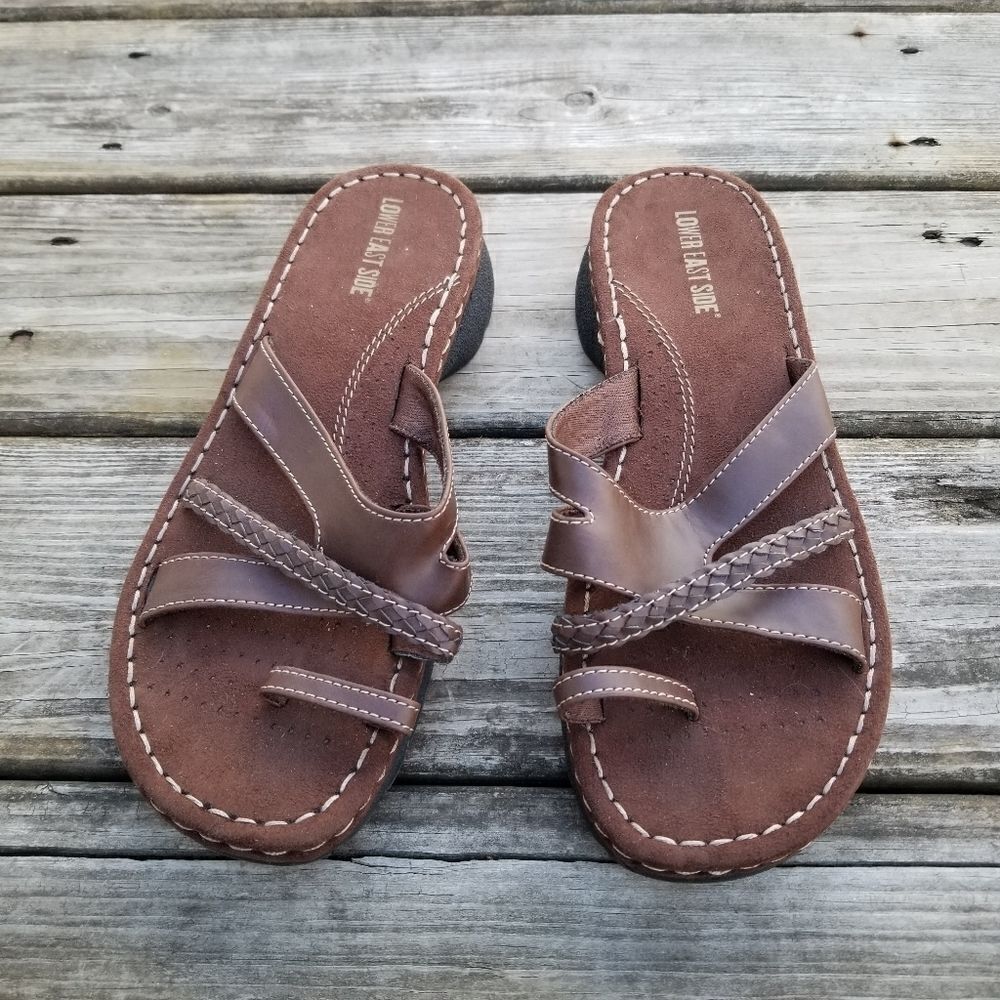 Vintage 90s y2k Lower East Side Chunky Lug Sole Jammer Platform‎ Slide 11